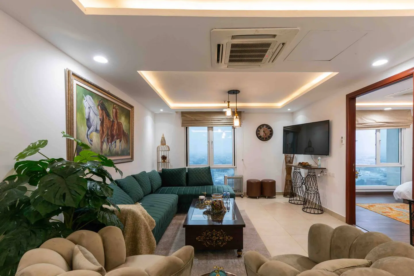 2 bedroom furnished apartment in DHA Lahore: 2 Bed Luxury Apartment, 9th Floor – Gold Crest Mall, DHA — photo 1